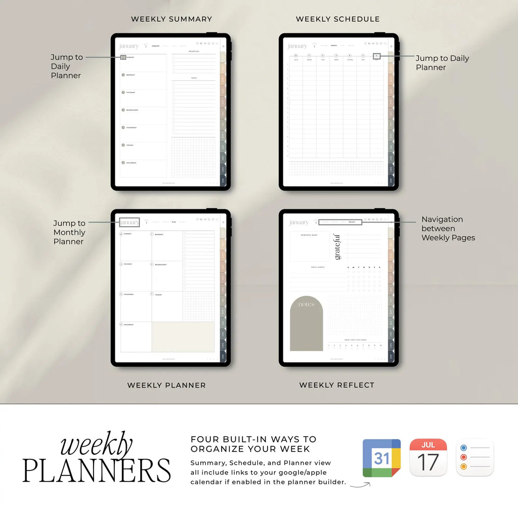 Planner PDF Trois Atlas