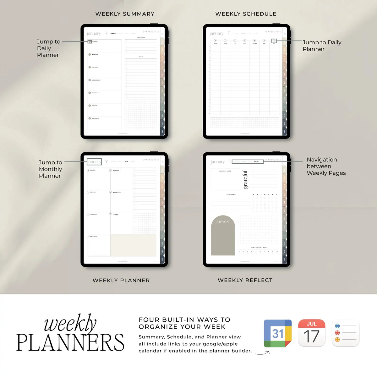 Planner PDF Trois Atlas
