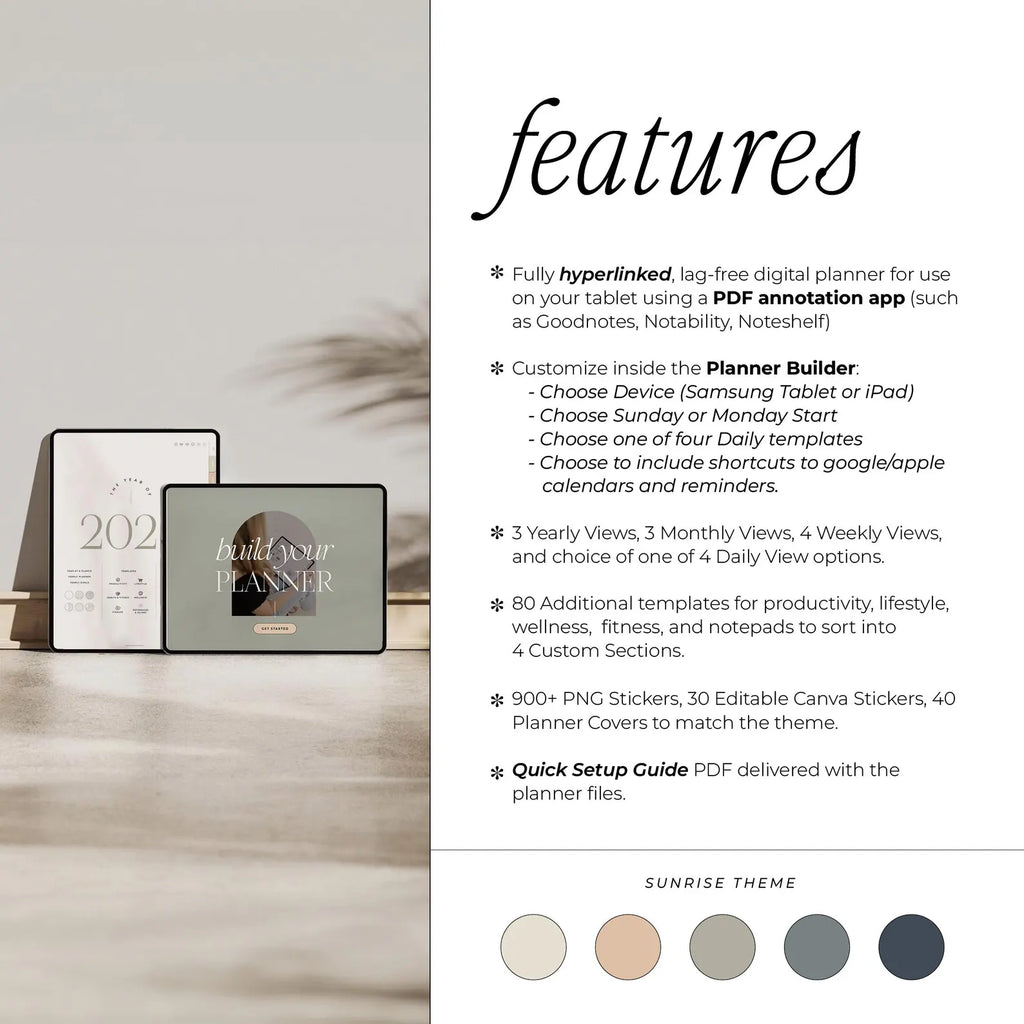 Planner PDF Trois Atlas