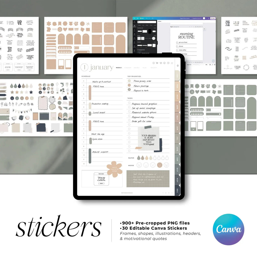 Planner PDF Trois Atlas